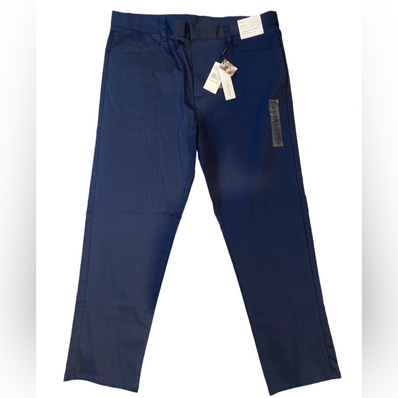 Calvin Klein Men's Slim Fit Refined Twill Pant Office Navy main image 1